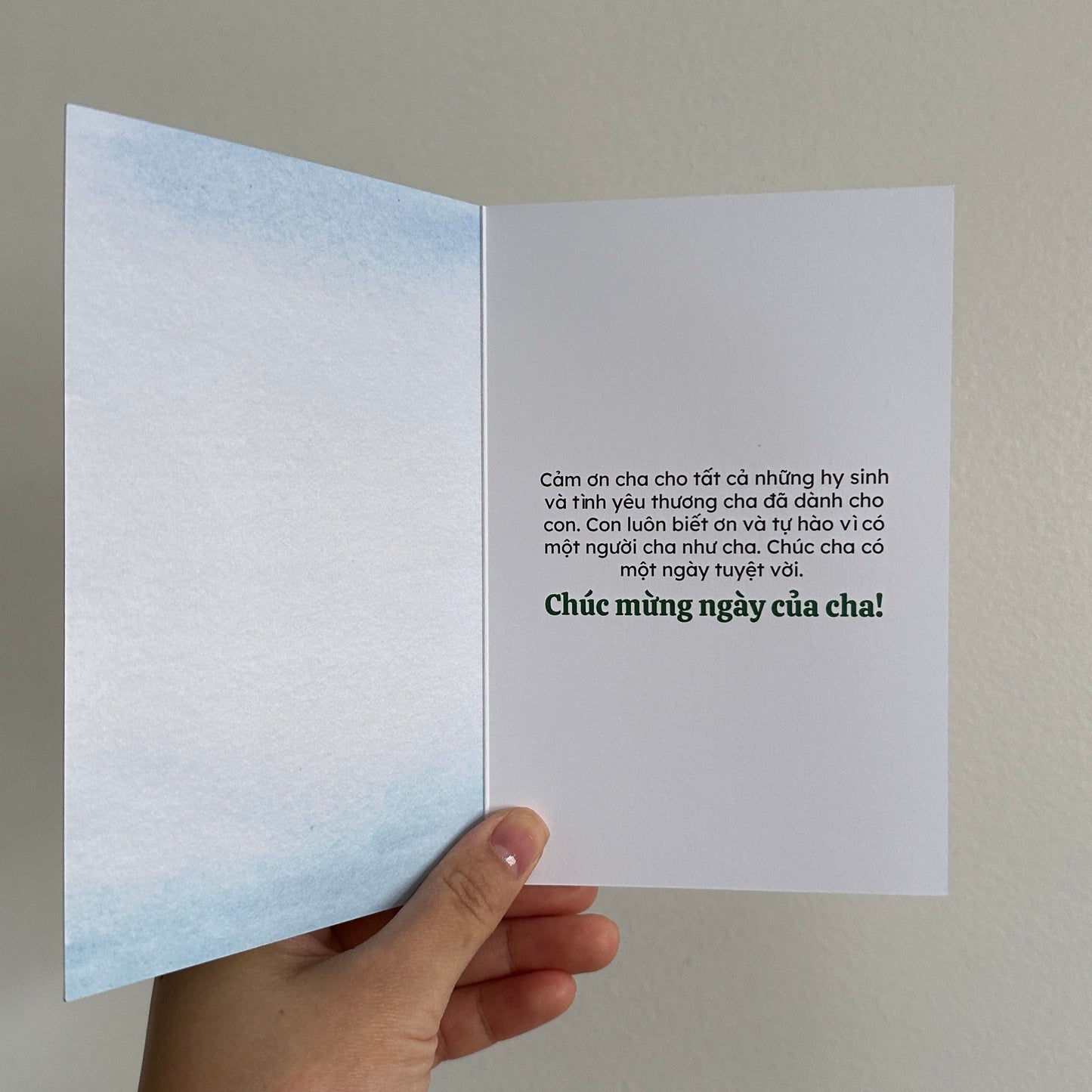 Scenic Thank You Dad Card