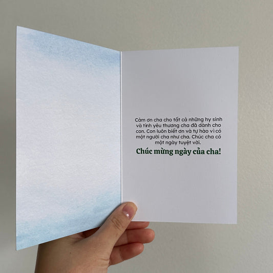 Scenic Thank You Dad Card